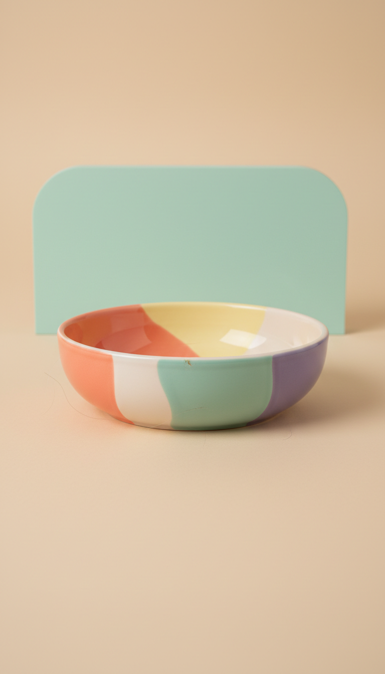 Signature pastel food bowl