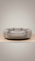 Wool-blend cocoon pet bed