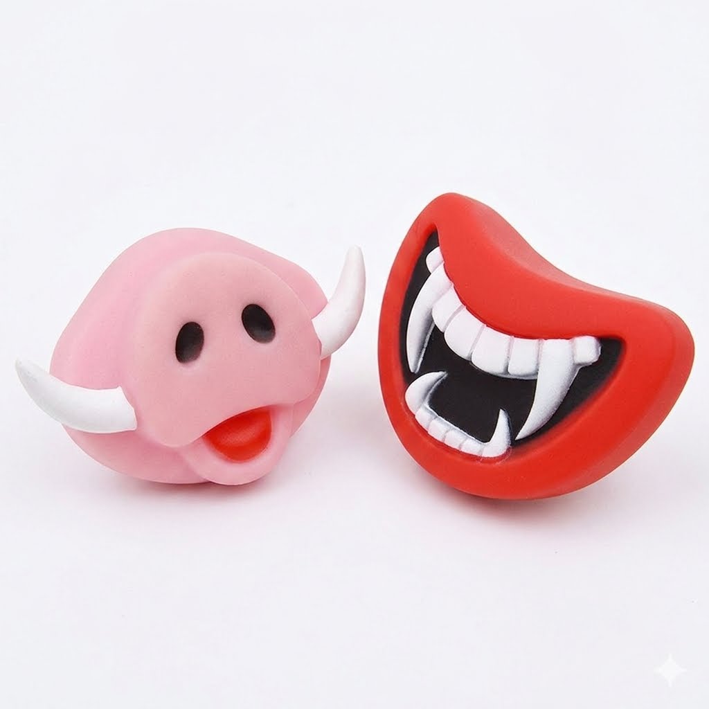 Funny Dog Mouth Toy – Red Lips & Pig Nose Pet Photo Prop Interactive Toy