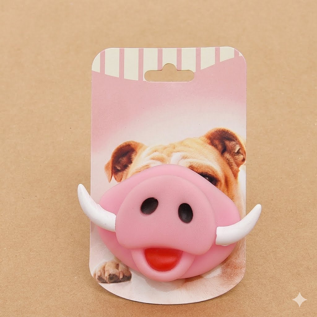 Funny Dog Mouth Toy – Red Lips & Pig Nose Pet Photo Prop Interactive Toy
